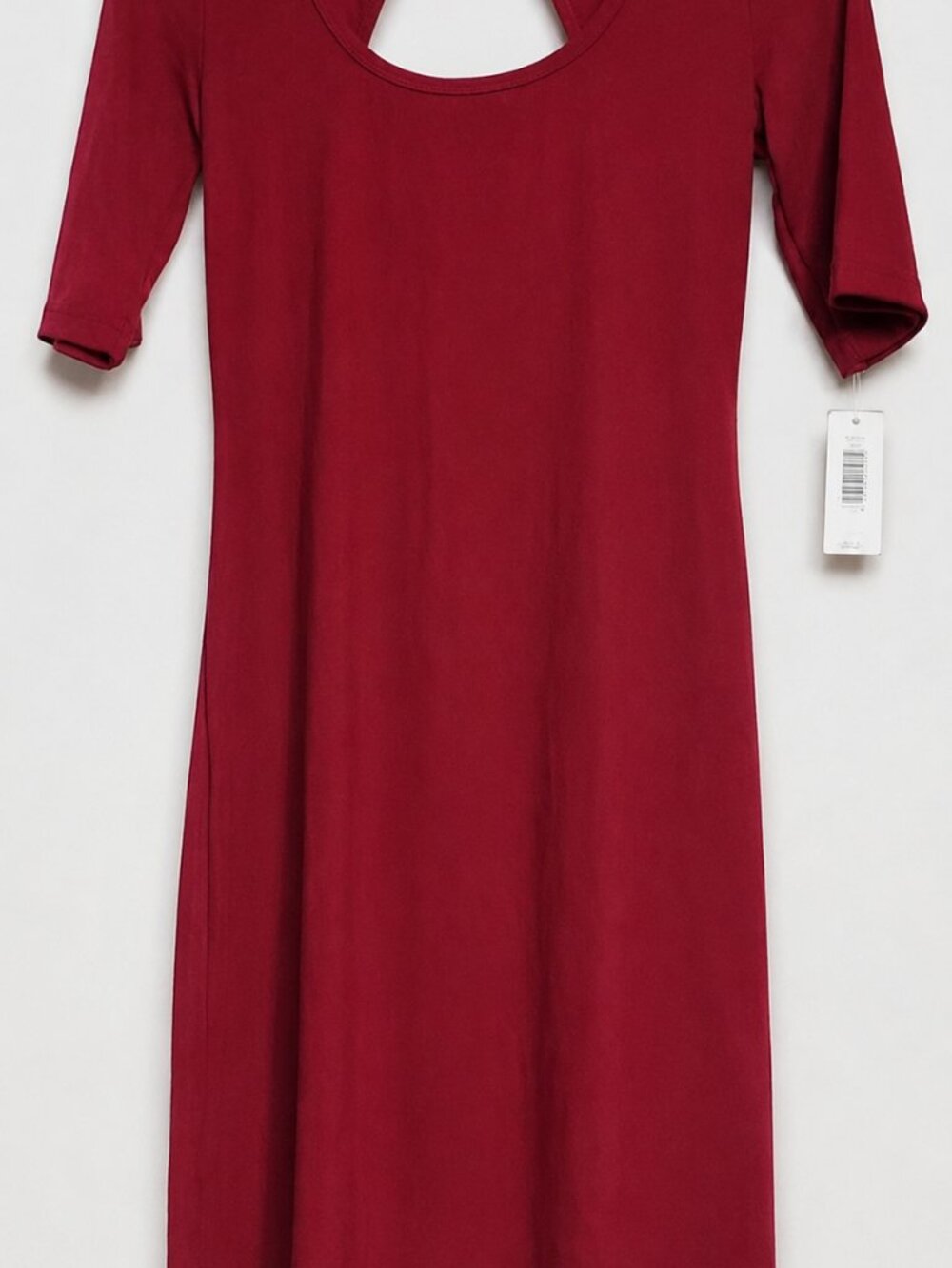 NWT XOXO Burgundy Bodycon Cutout Mini Dress Size Medium Y2K Party